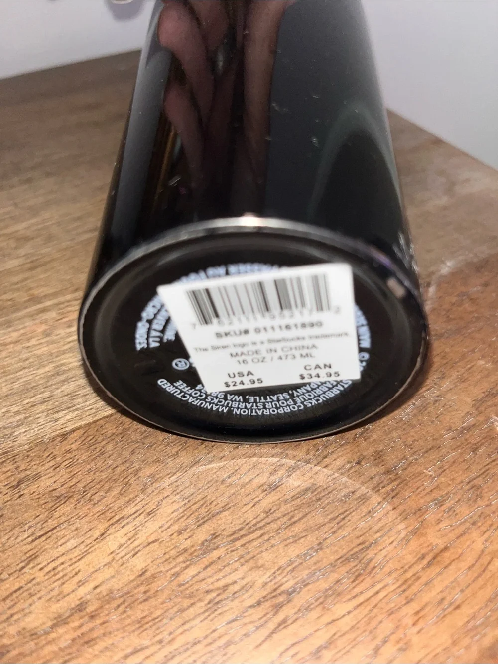 Starbucks Black and White Insulated Travel Mug with Slip Grip